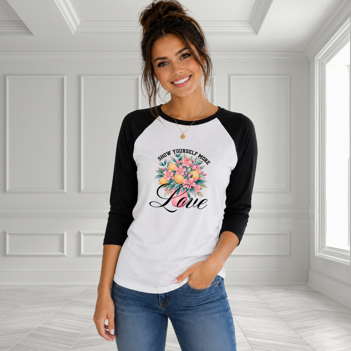 Show Yourself More Love Baseball Tee