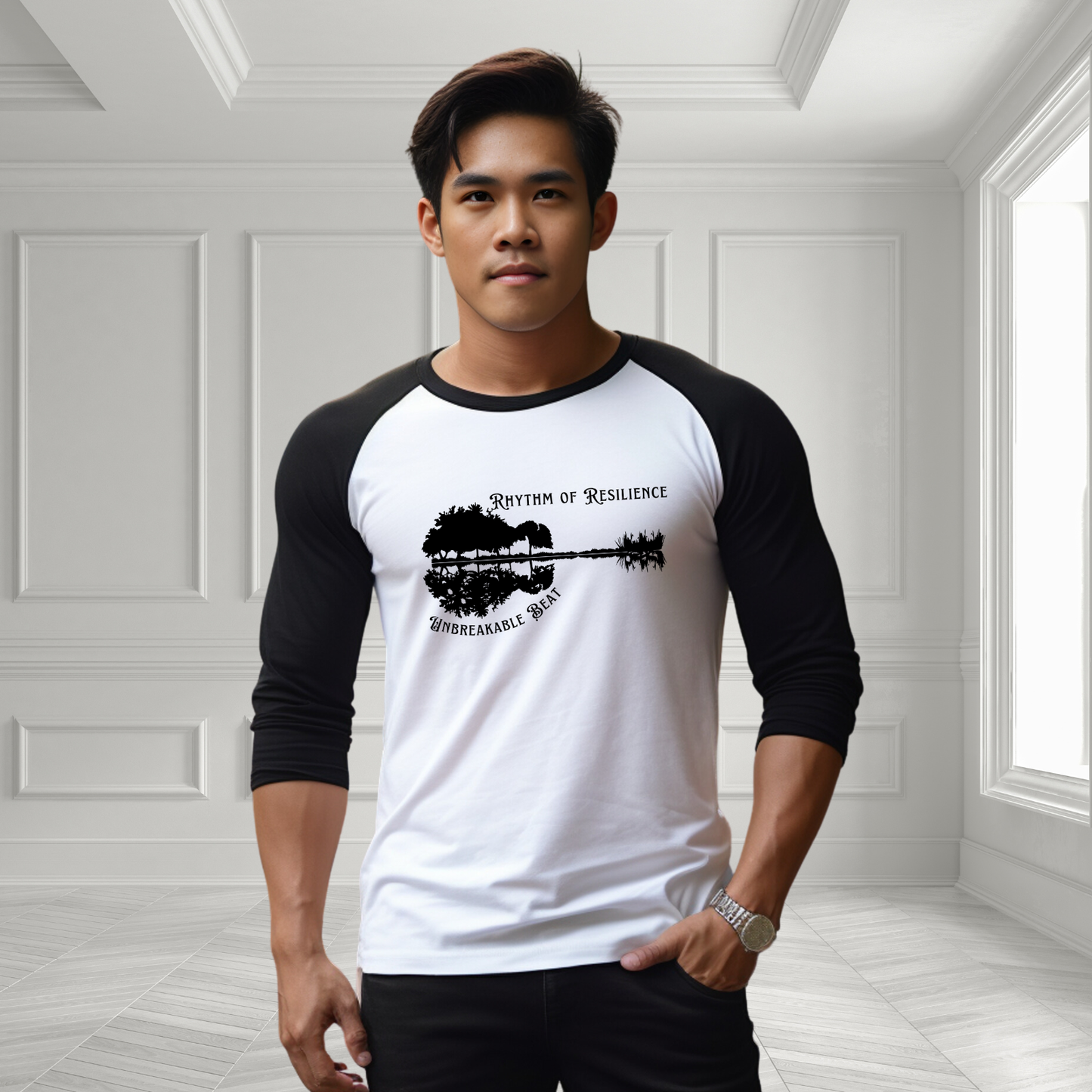 Rhythm Of Resilience Baseball Tee