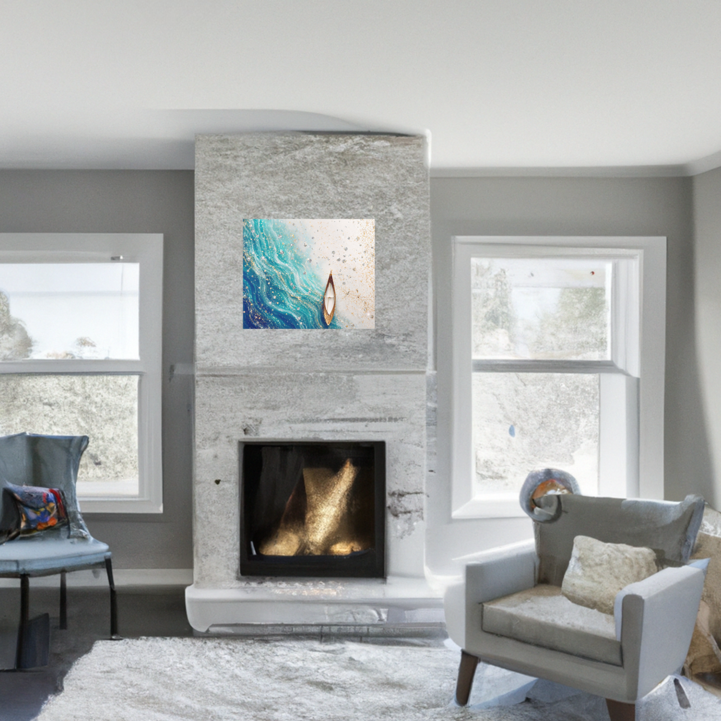 Tranquil Tides Canvas Wall Art