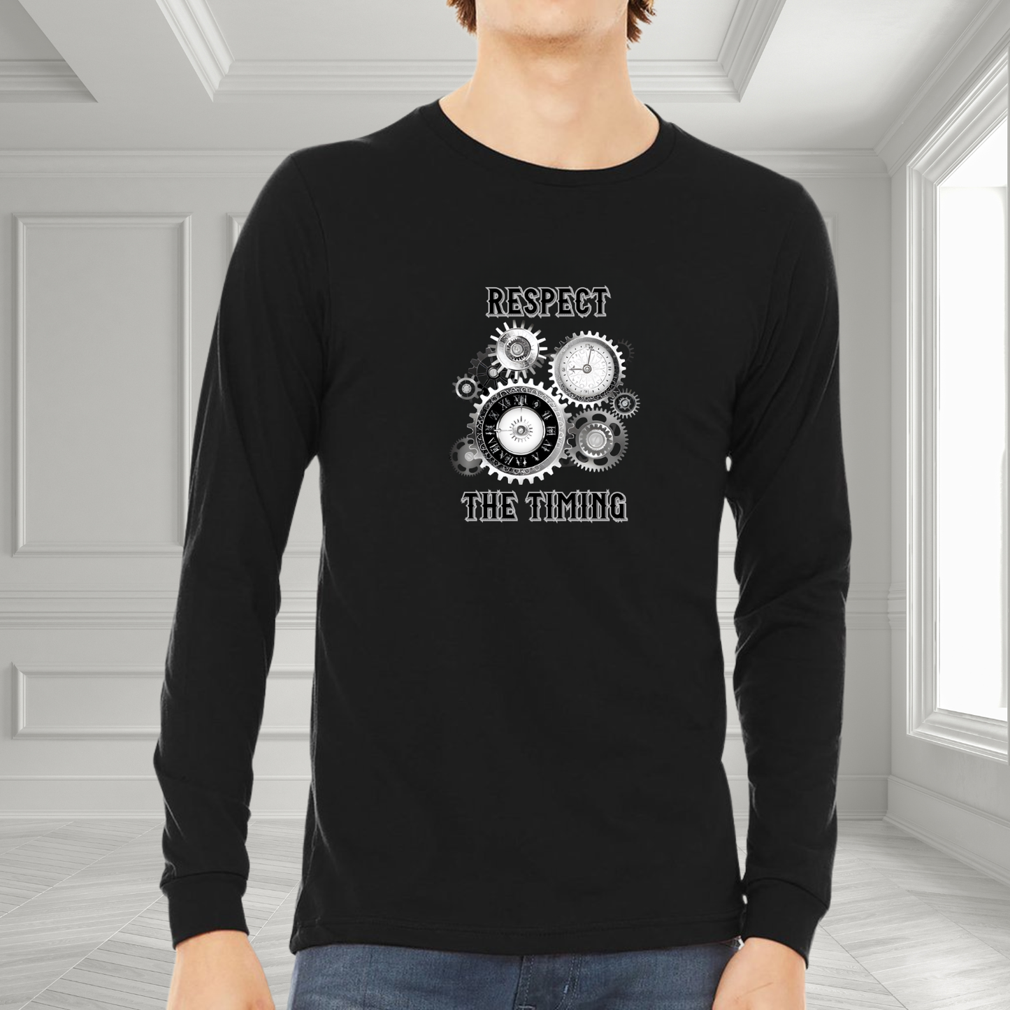 Respect The Timing Long Sleeve Tee