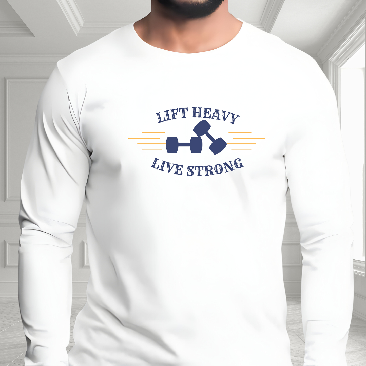 Lift Heavy Live Strong Long Sleeve Tee