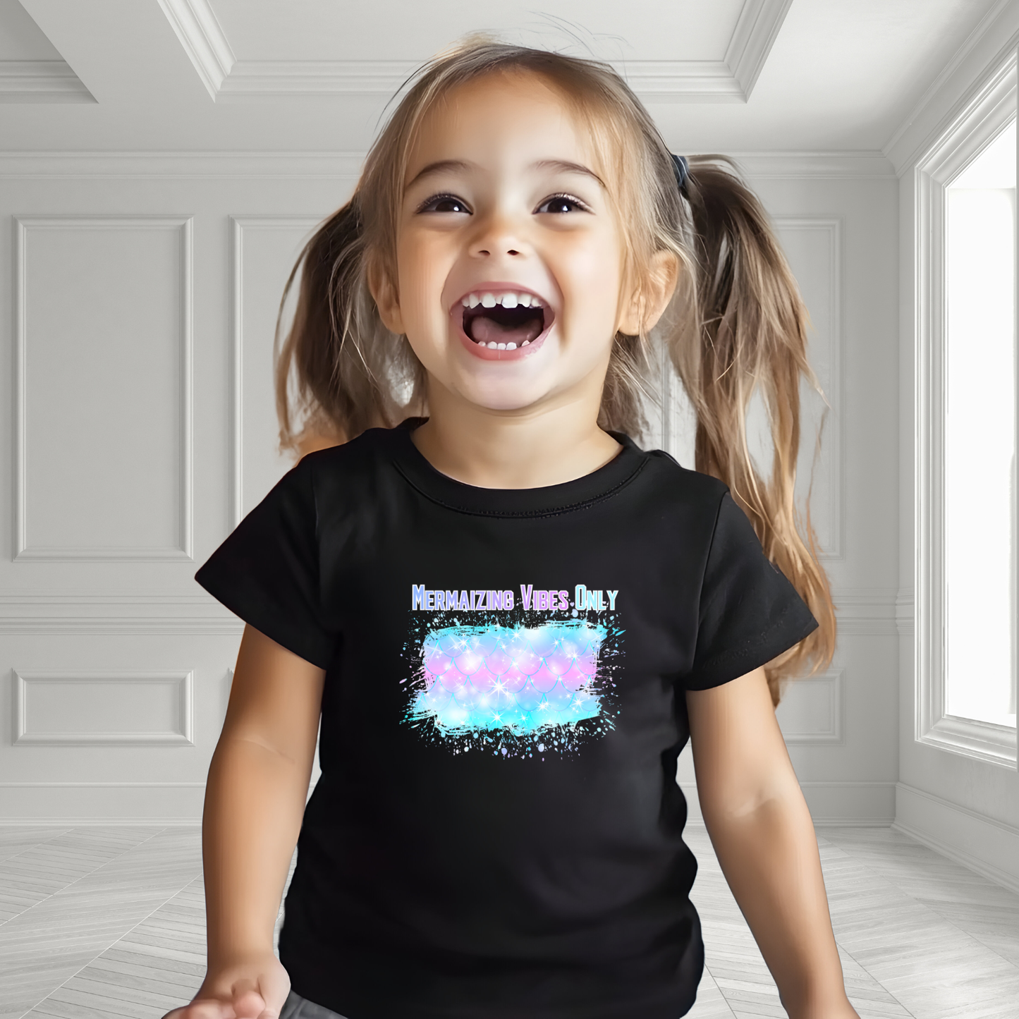 Mermaizing Vibes Only Kid's T-Shirt