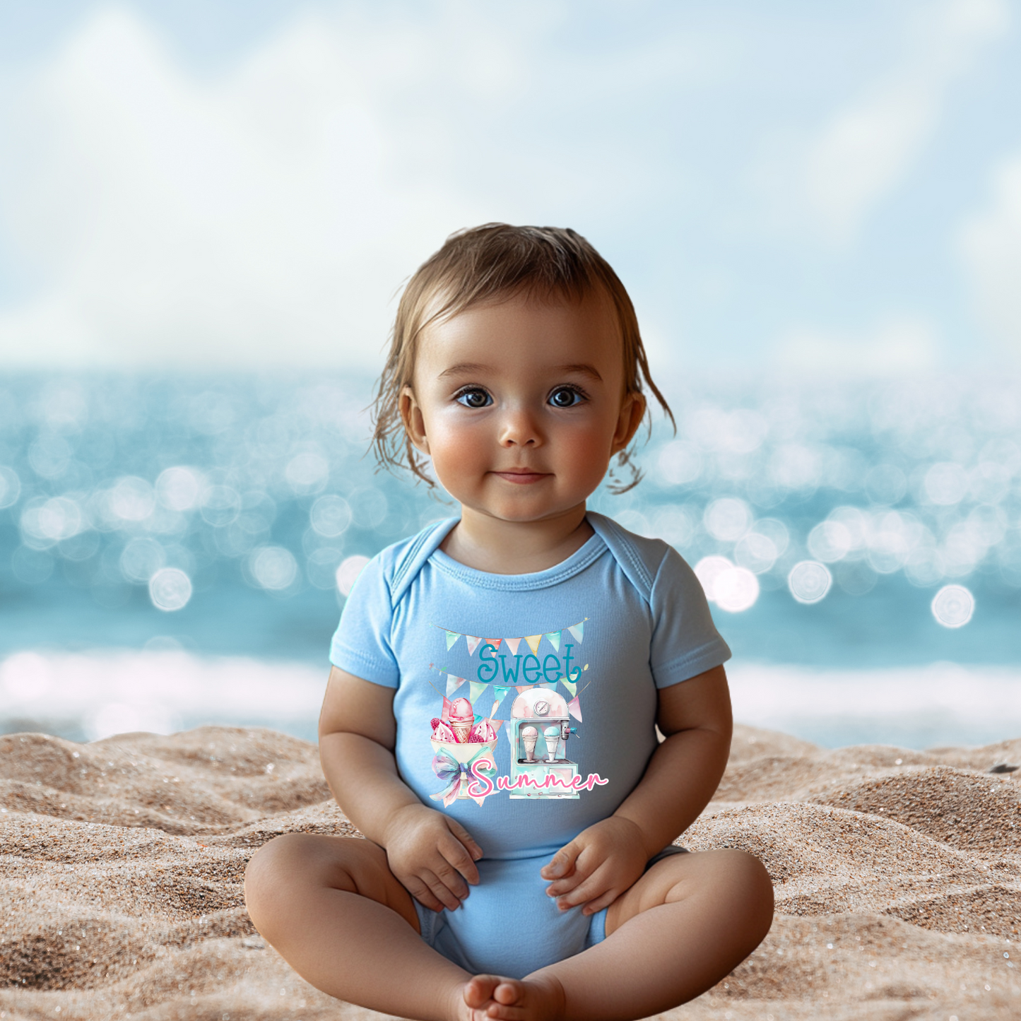 Sweet Summer Infant Short Sleeve Onesie