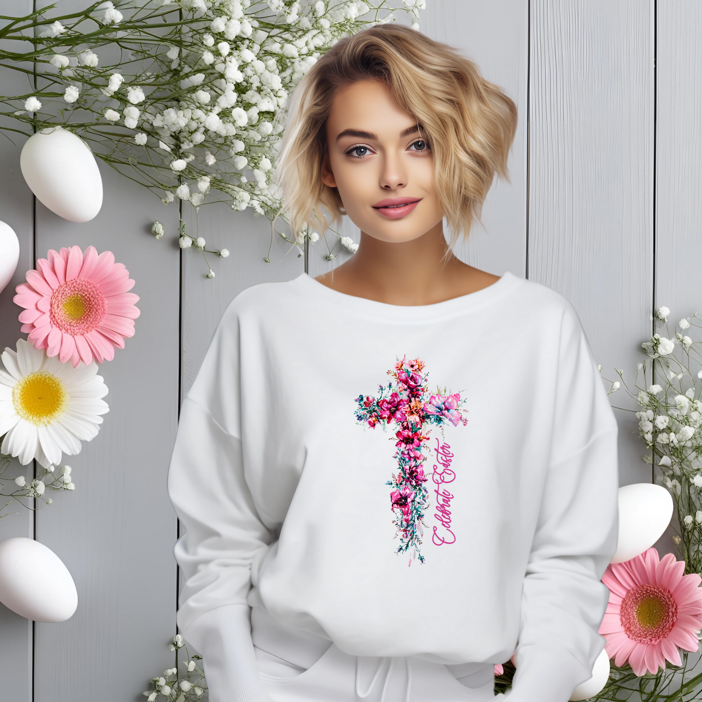 Celebrate Easter Crewneck Sweatshirt