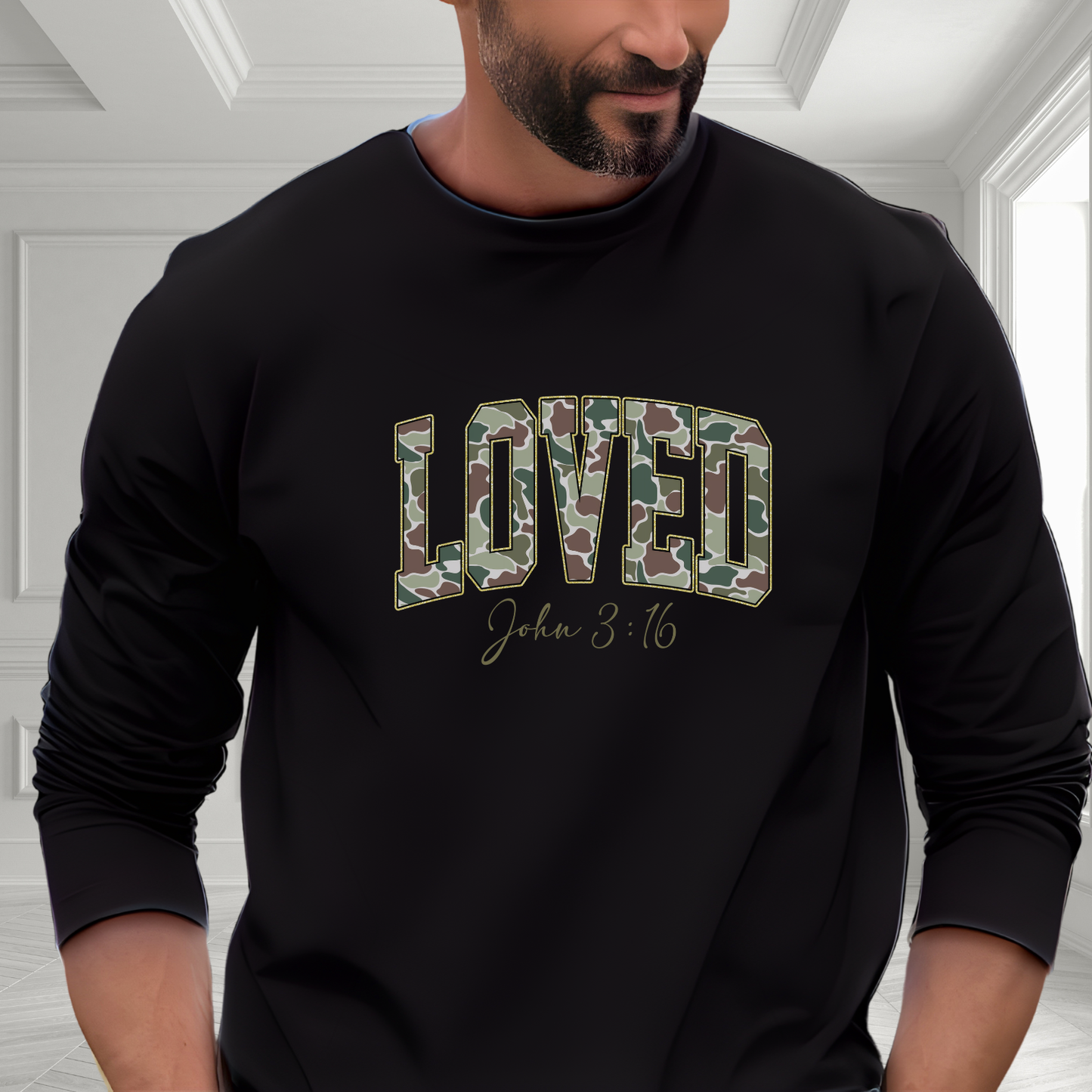 Loved John 3:16 Long Sleeve Tee