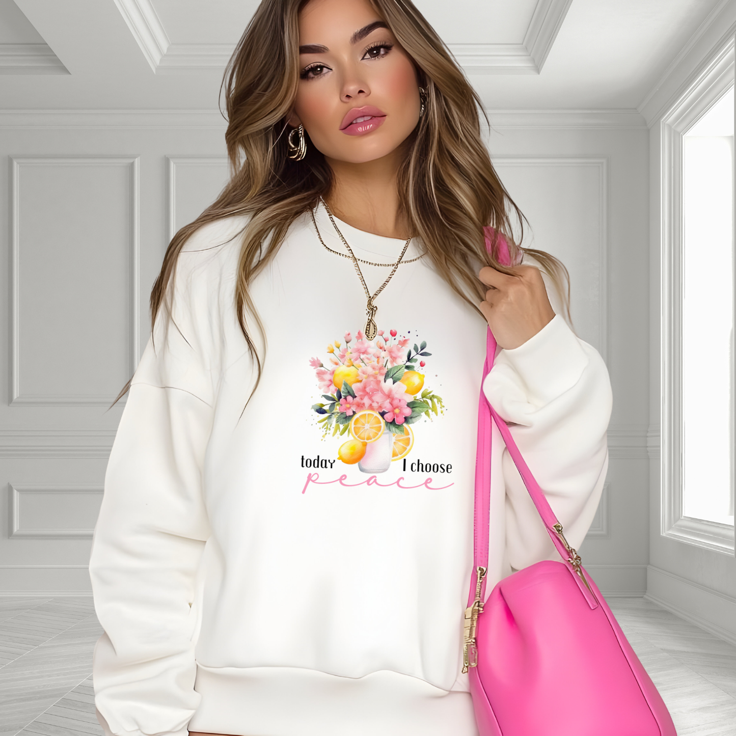 Today I Choose Peace Crewneck Sweatshirt