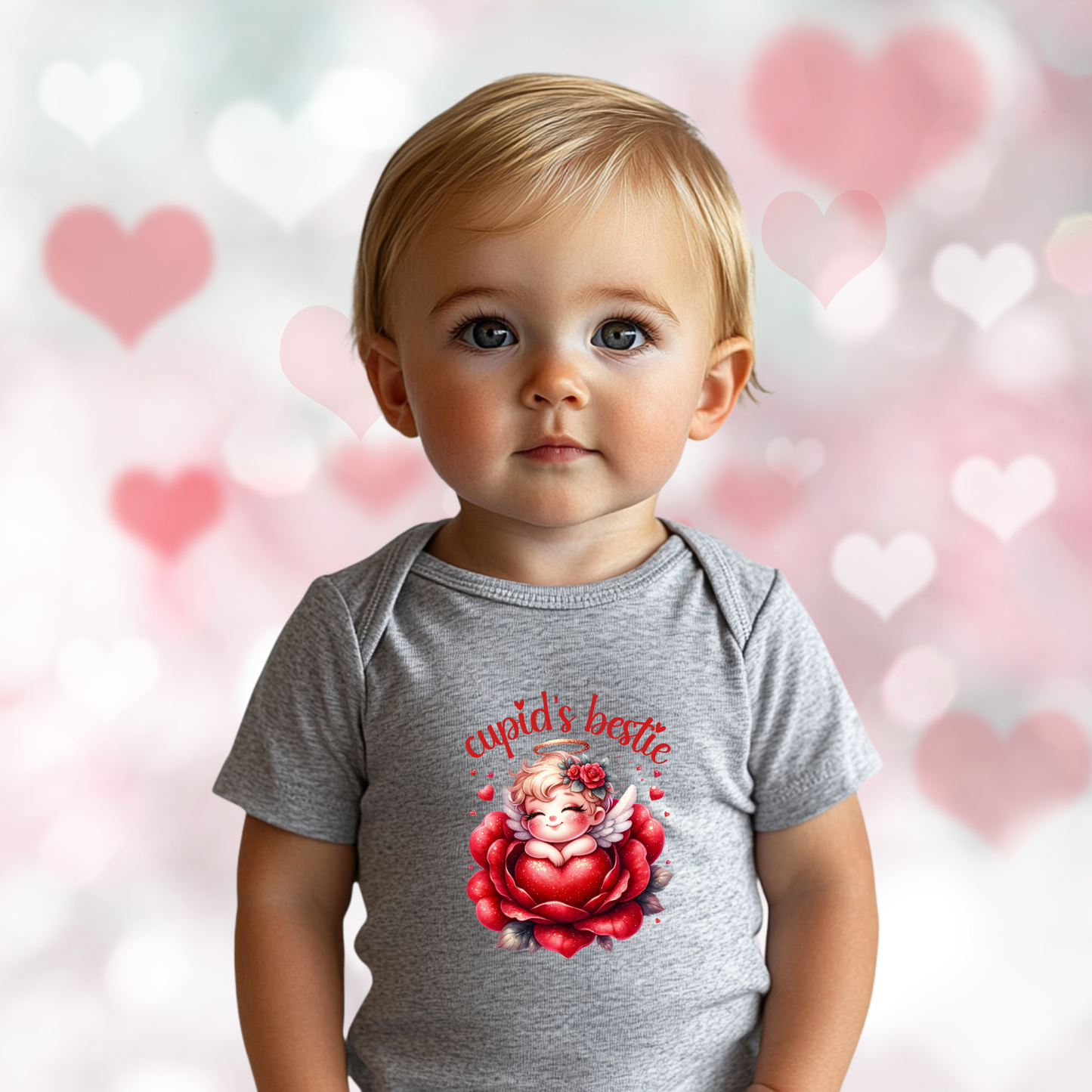 Cupid’s Bestie Infant Short Sleeve Onesie