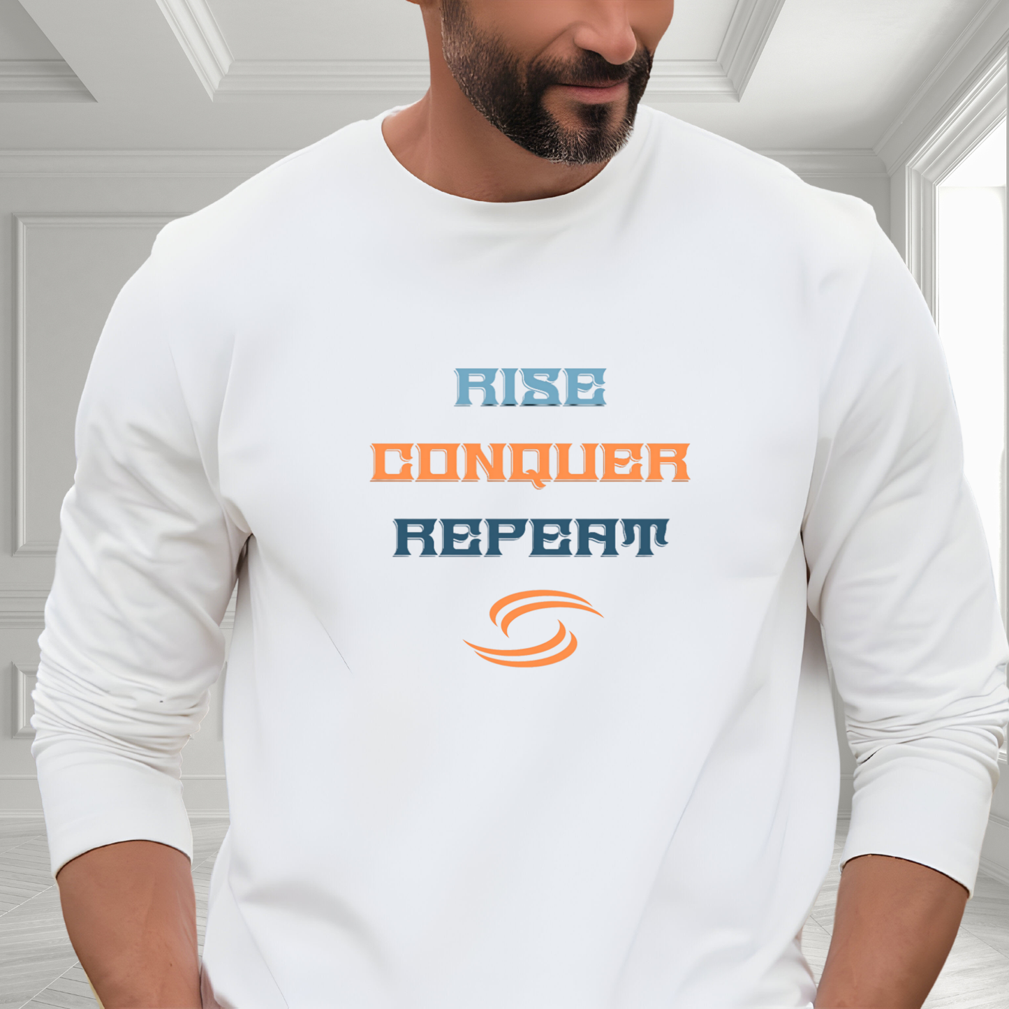 Rise, Conquer, Repeat Long Sleeve Tee