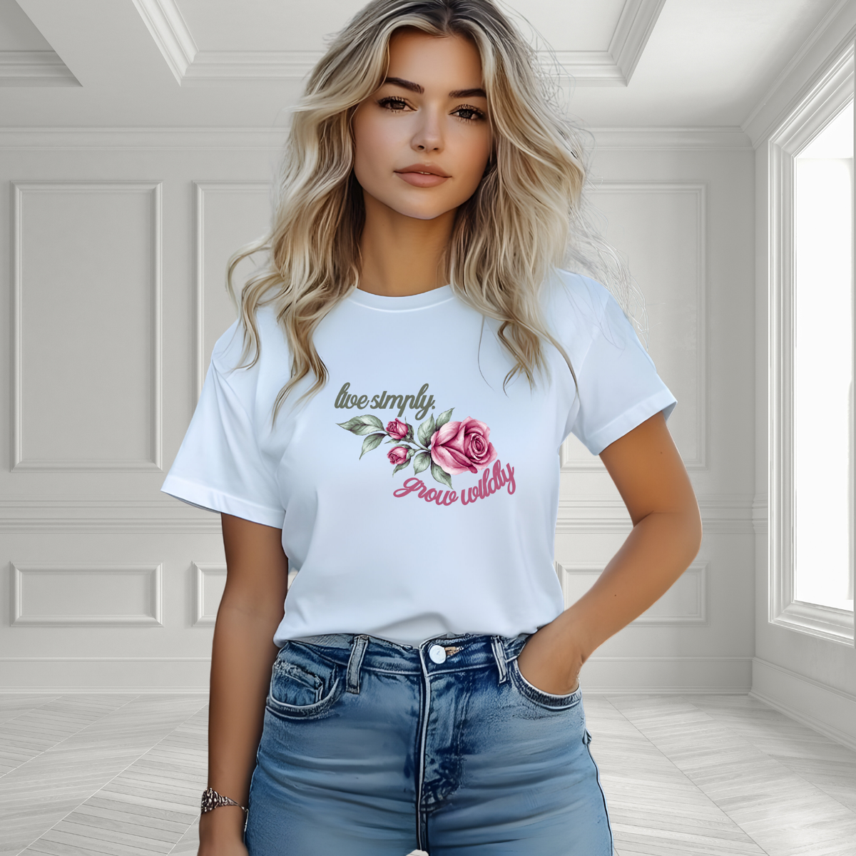 Live Simply, Grow Wildly T-Shirt