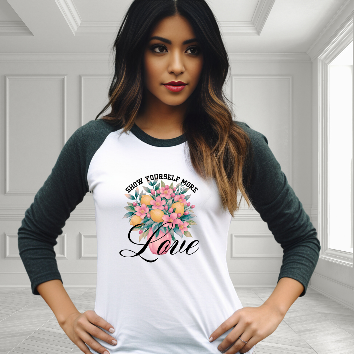 Show Yourself More Love Baseball Tee
