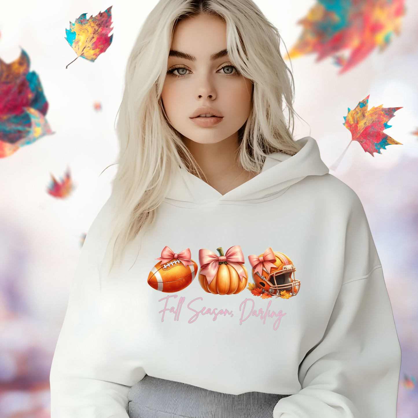 Fall Season Darling Crop Hoodie