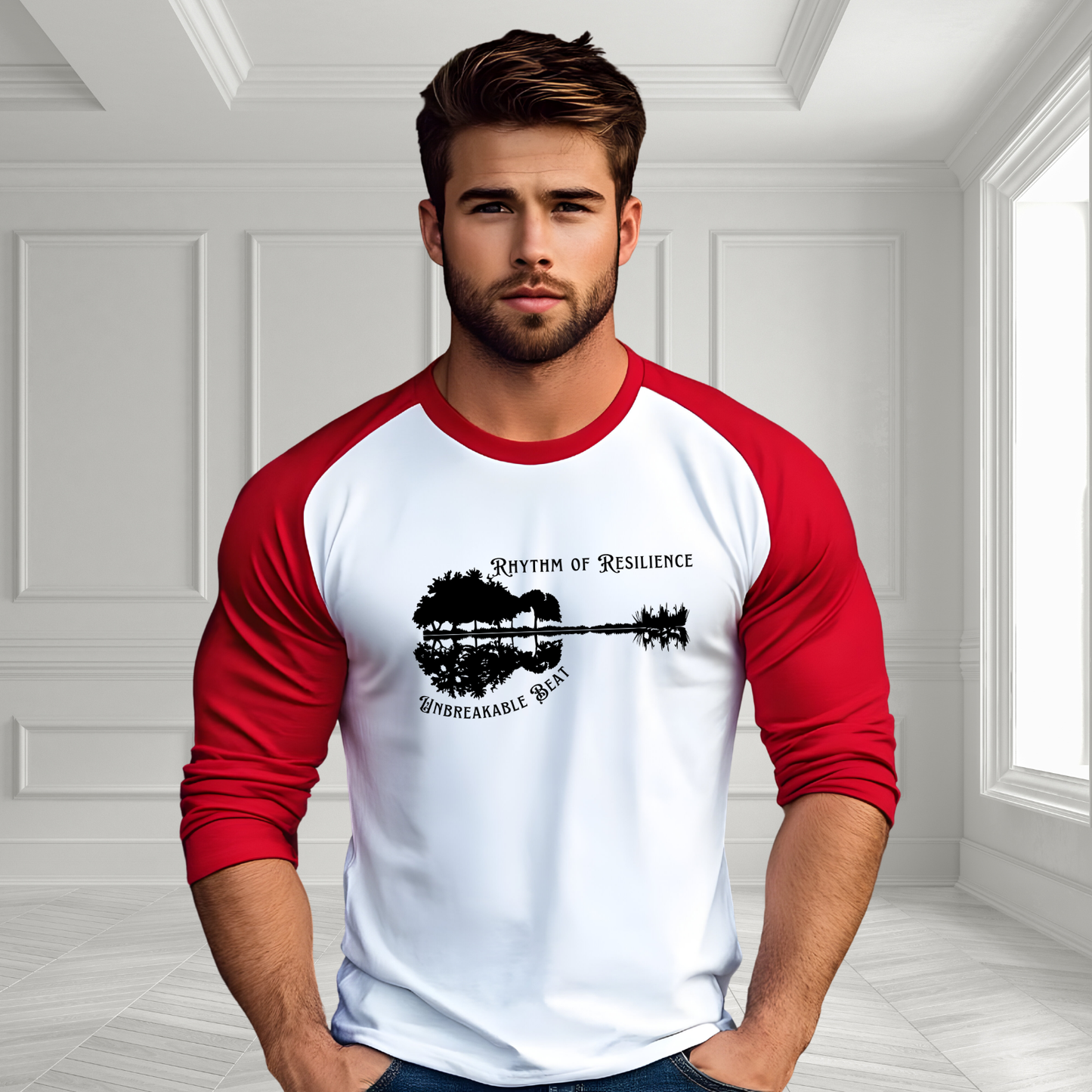 Rhythm Of Resilience Baseball Tee