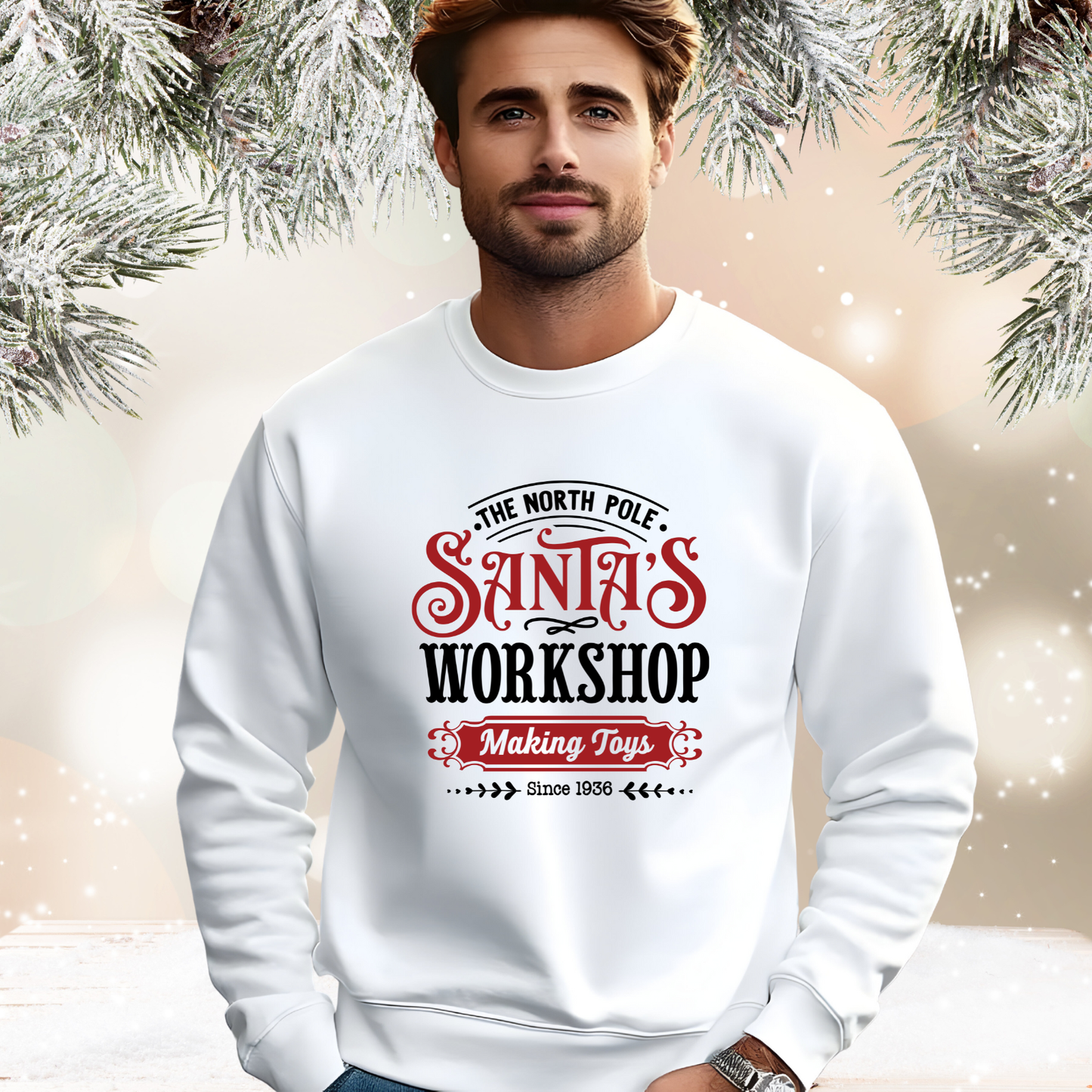 Santa's Workshop Crewneck Sweatshirt