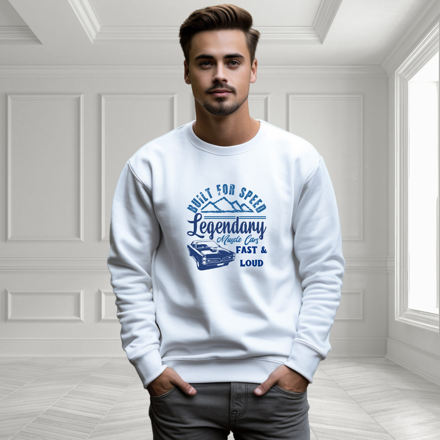 Legendary Muscle Car Crewneck Sweatshirt
