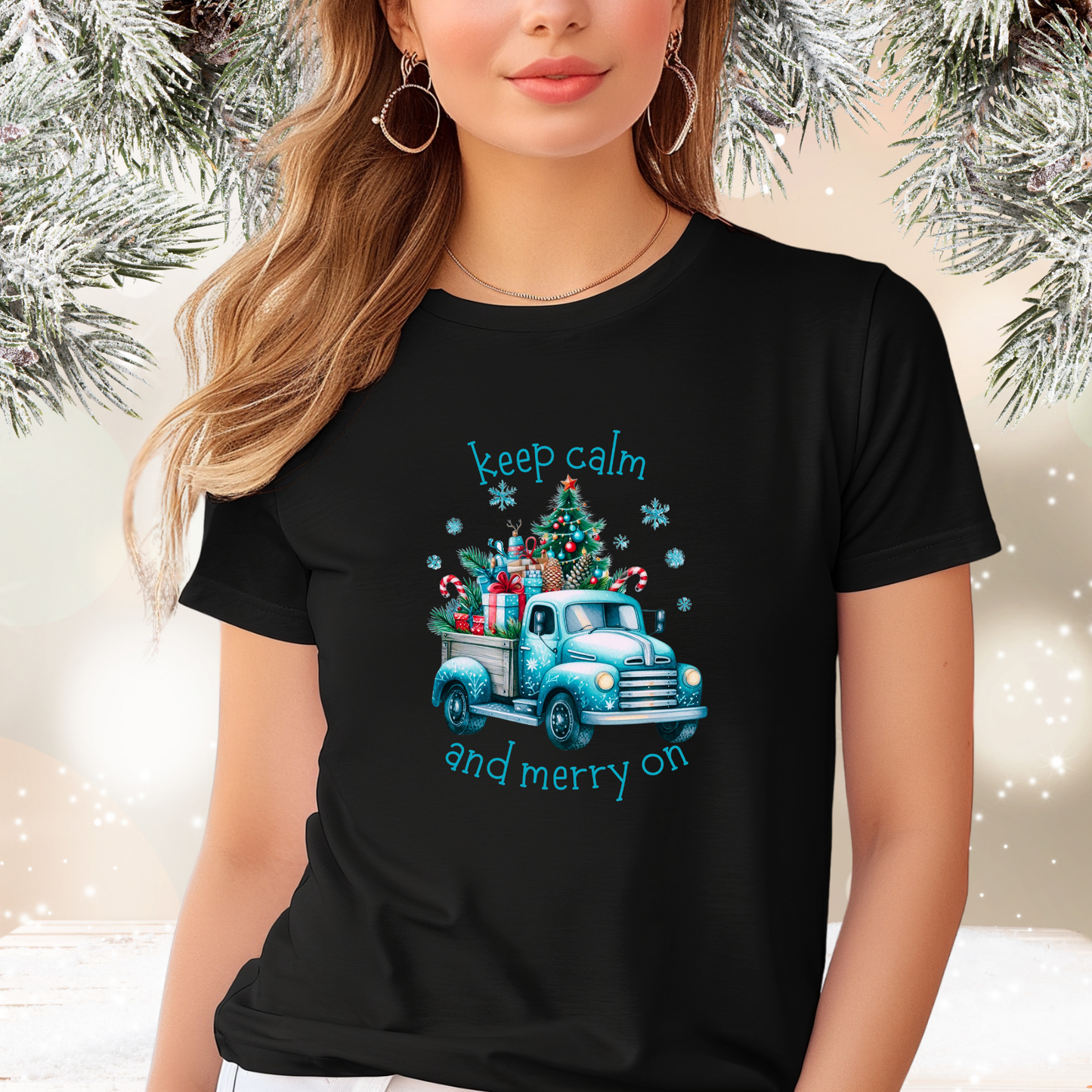 Keep Calm And Merry On T-Shirt