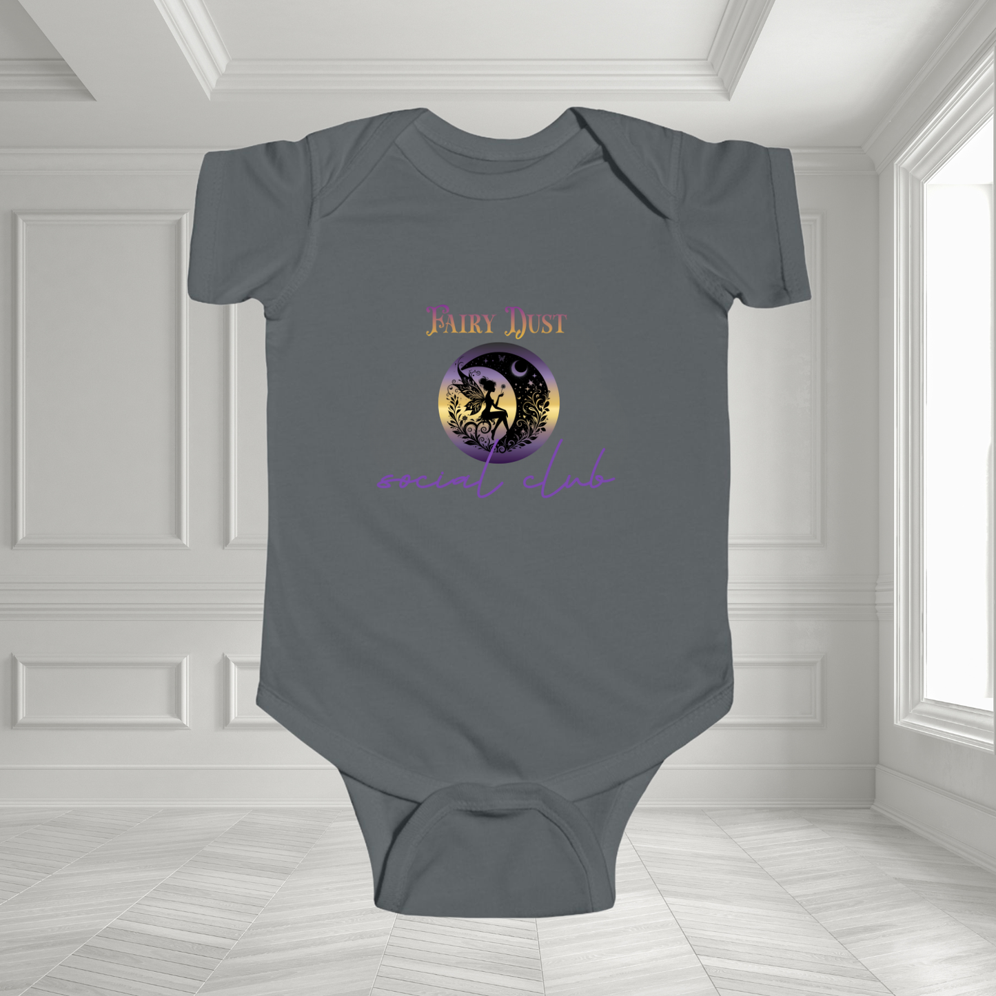Fairy Dust Social Club Infant Short Sleeve Onesie