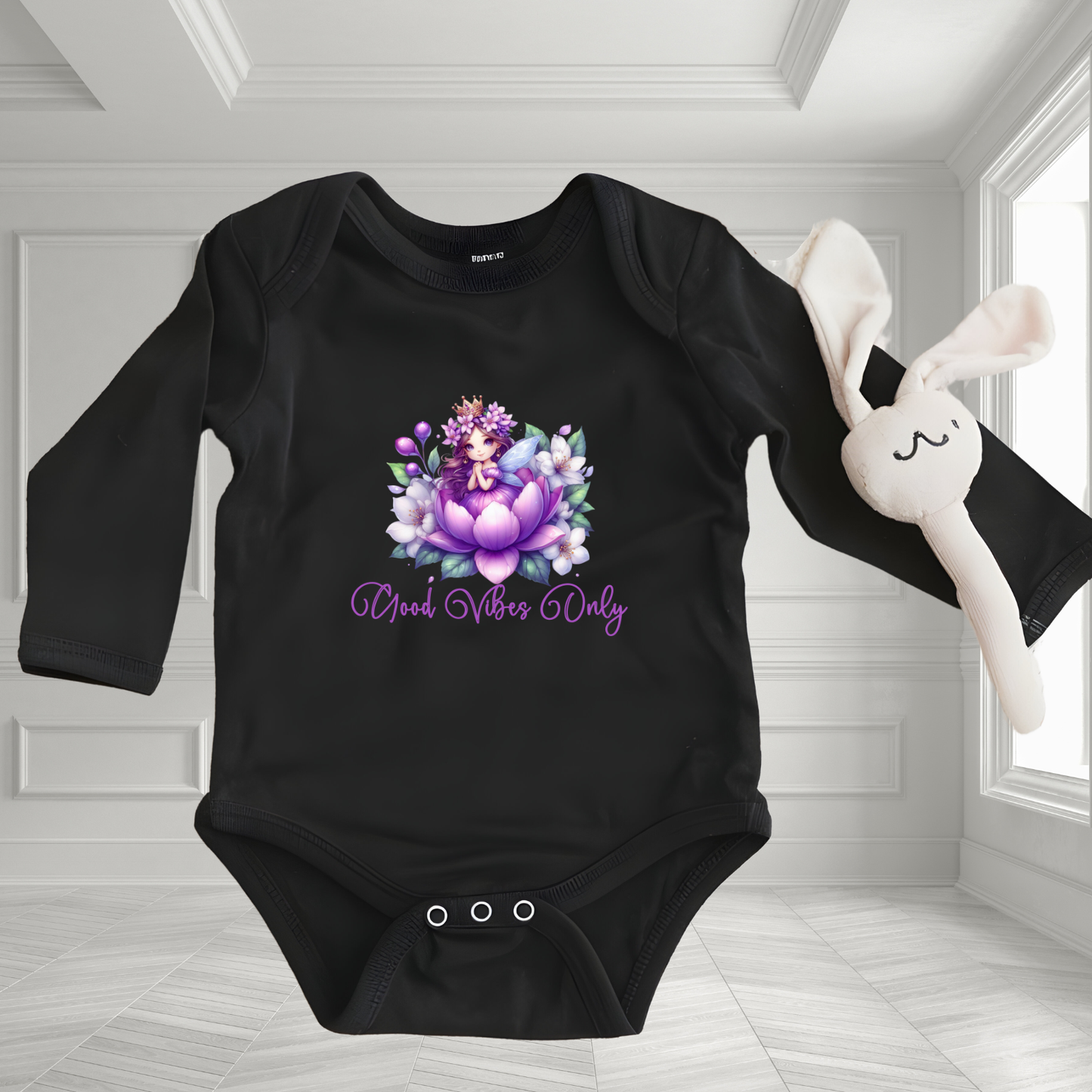Good Vibes Only Infant Long Sleeve Onesie