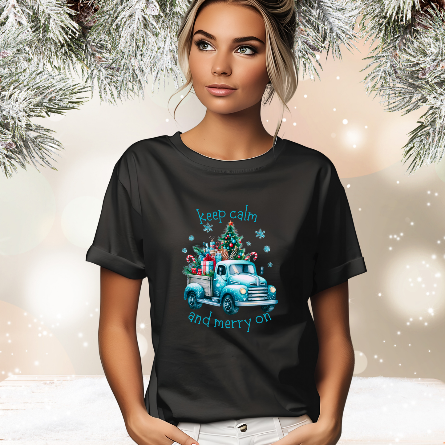 Keep Calm And Merry On T-Shirt