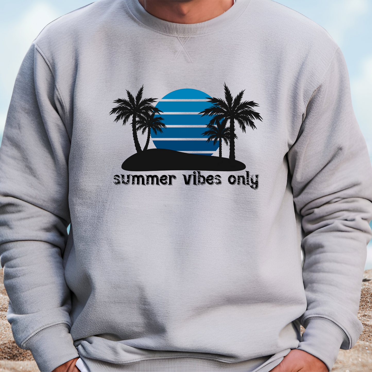 Summer Vibes Only Crewneck Sweatshirt