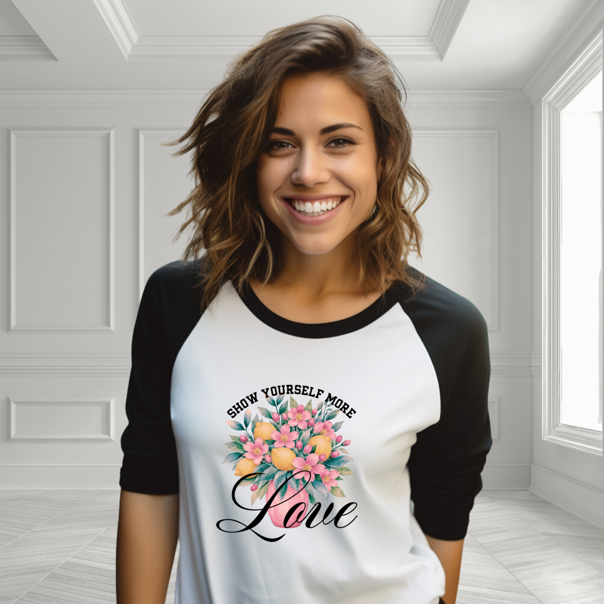 Show Yourself More Love Baseball Tee