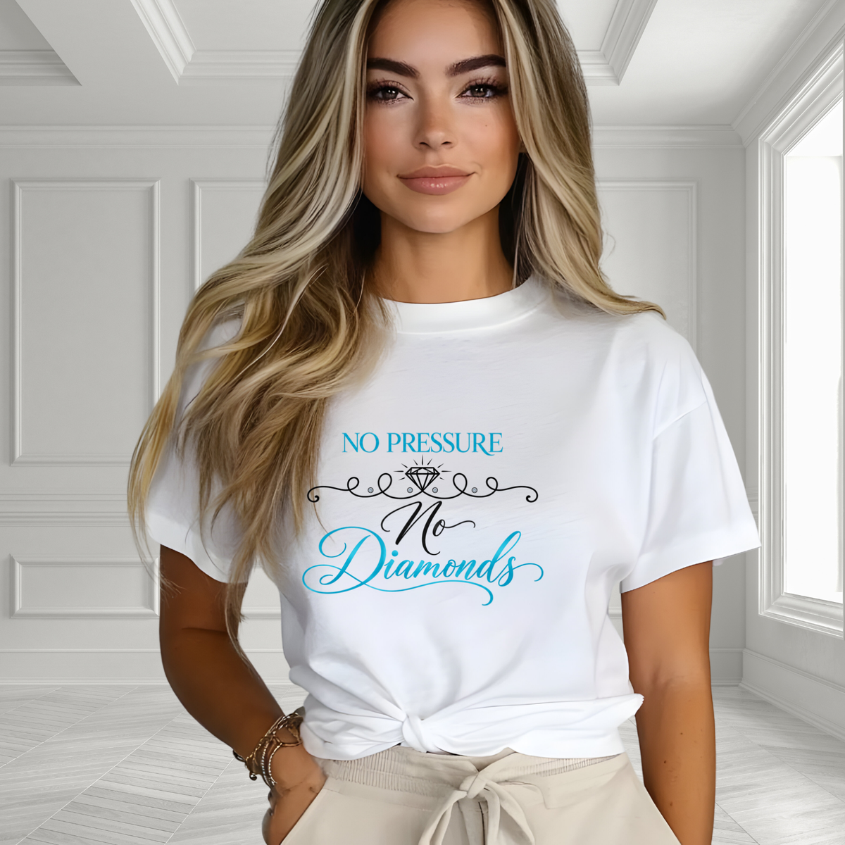 No Pressure No Diamonds T‑Shirt