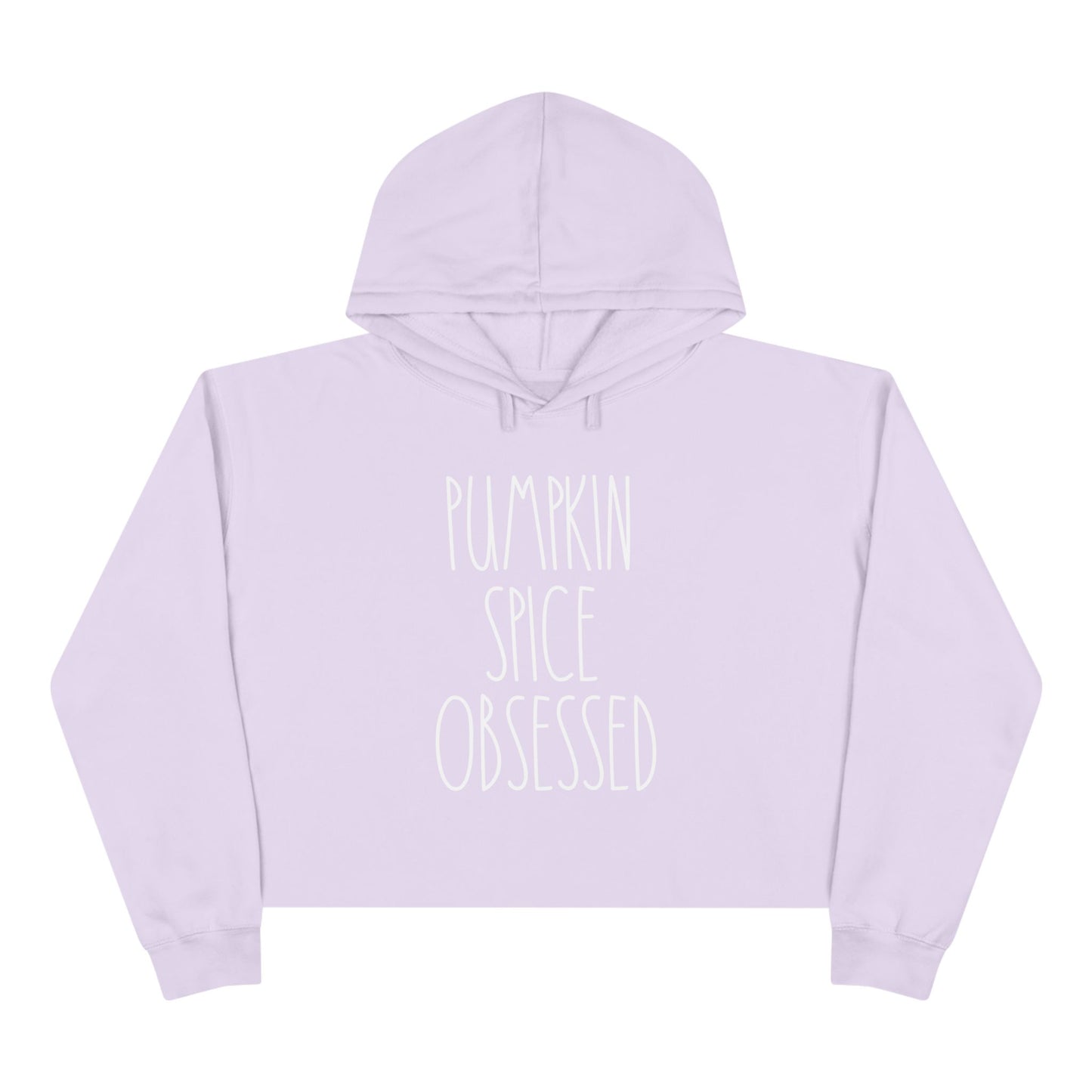Pumpkin Spice Obsessed Crop Hoodie