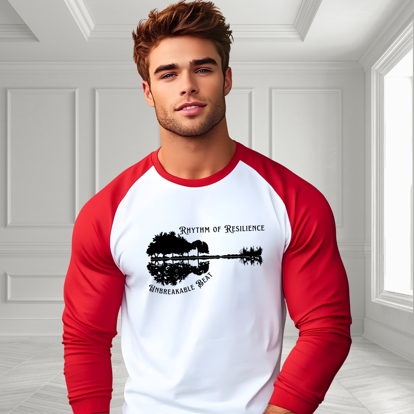 Rhythm Of Resilience Baseball Tee