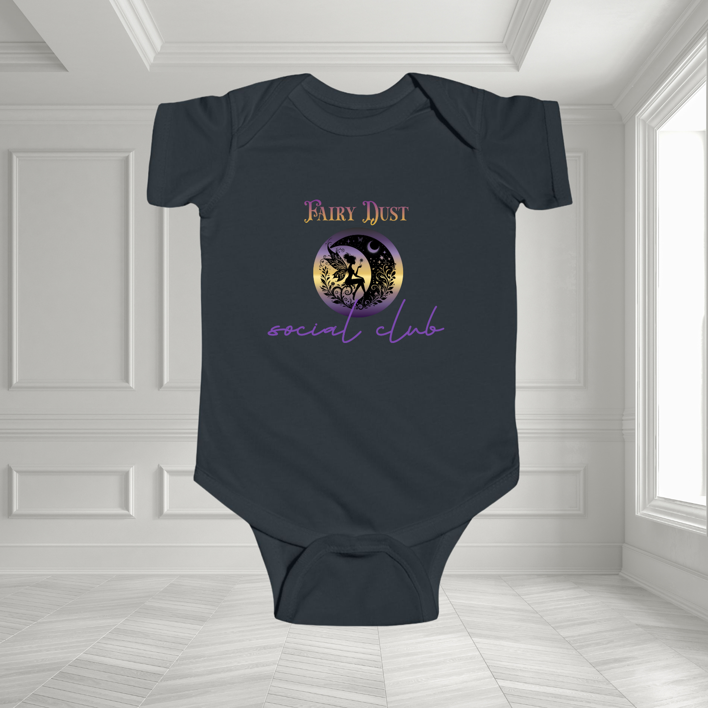 Fairy Dust Social Club Infant Short Sleeve Onesie