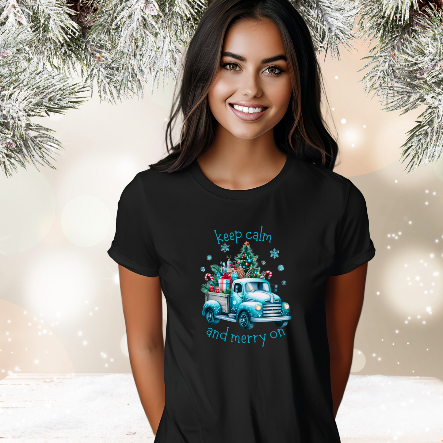 Keep Calm And Merry On T-Shirt