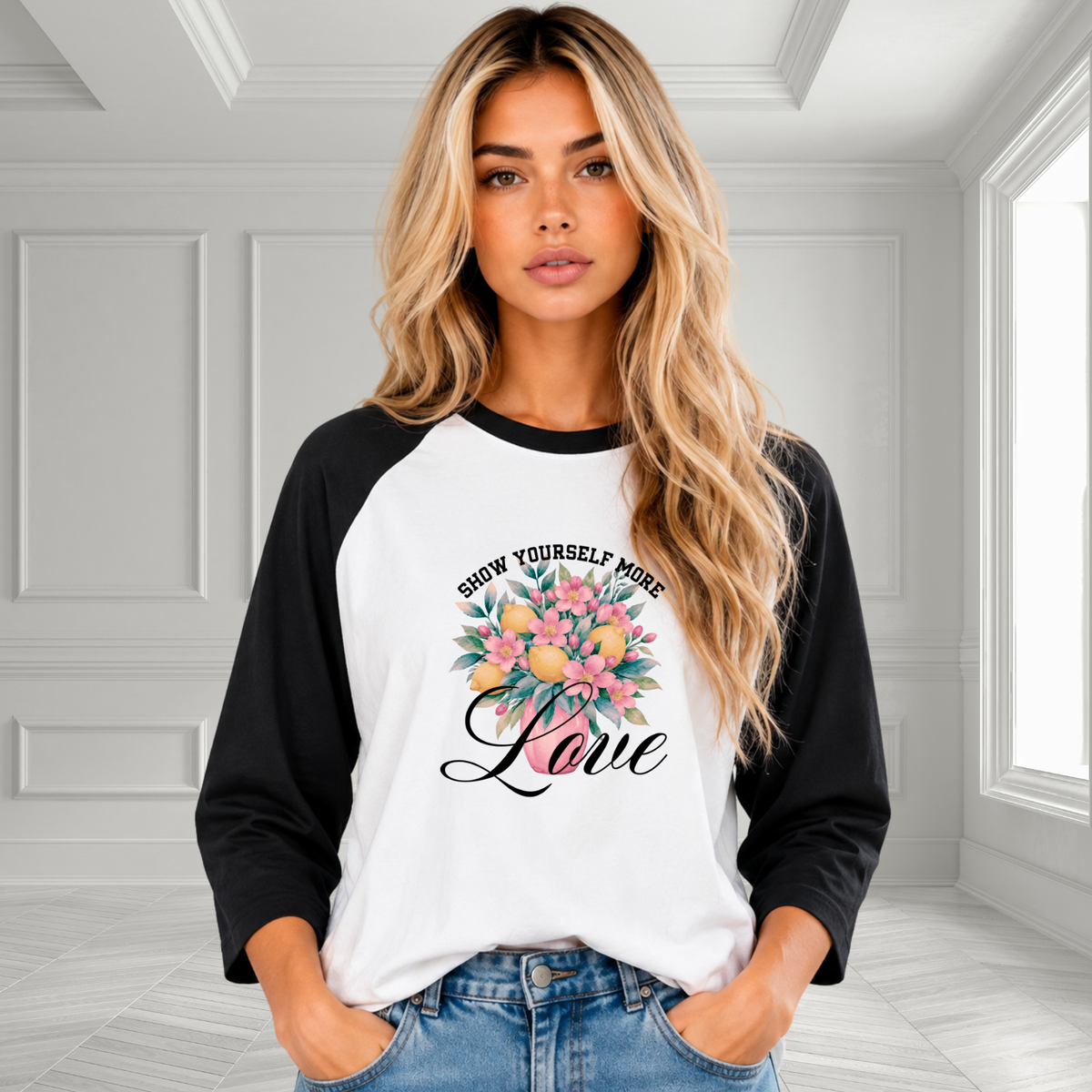 Show Yourself More Love Baseball Tee