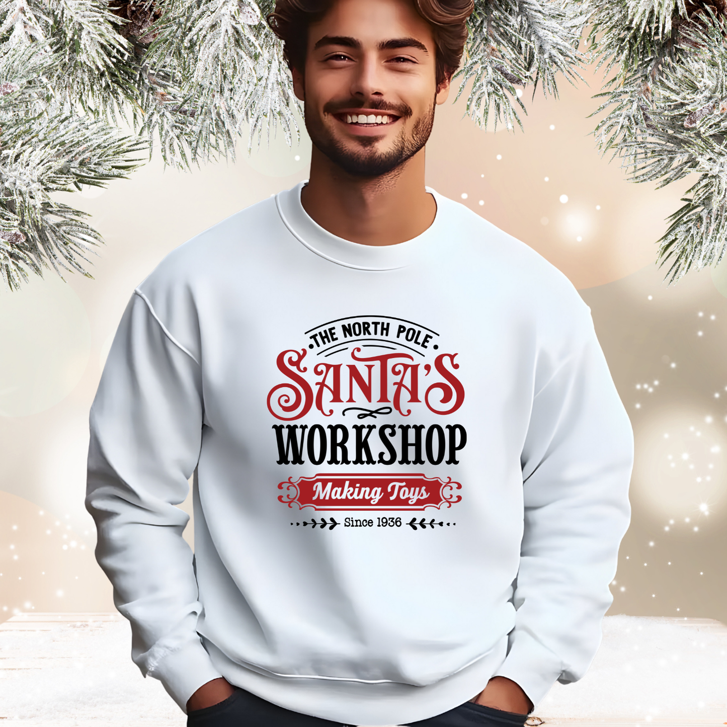Santa's Workshop Crewneck Sweatshirt