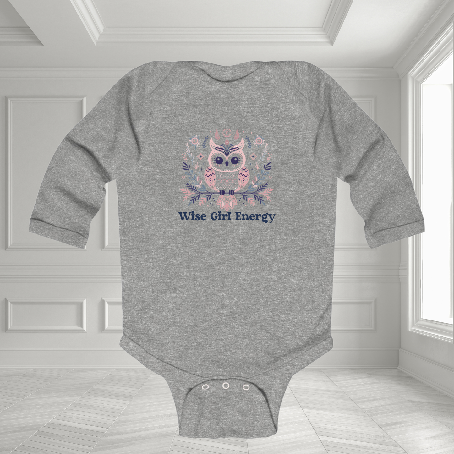 Wise Girl Energy Infant Long Sleeve Onesie