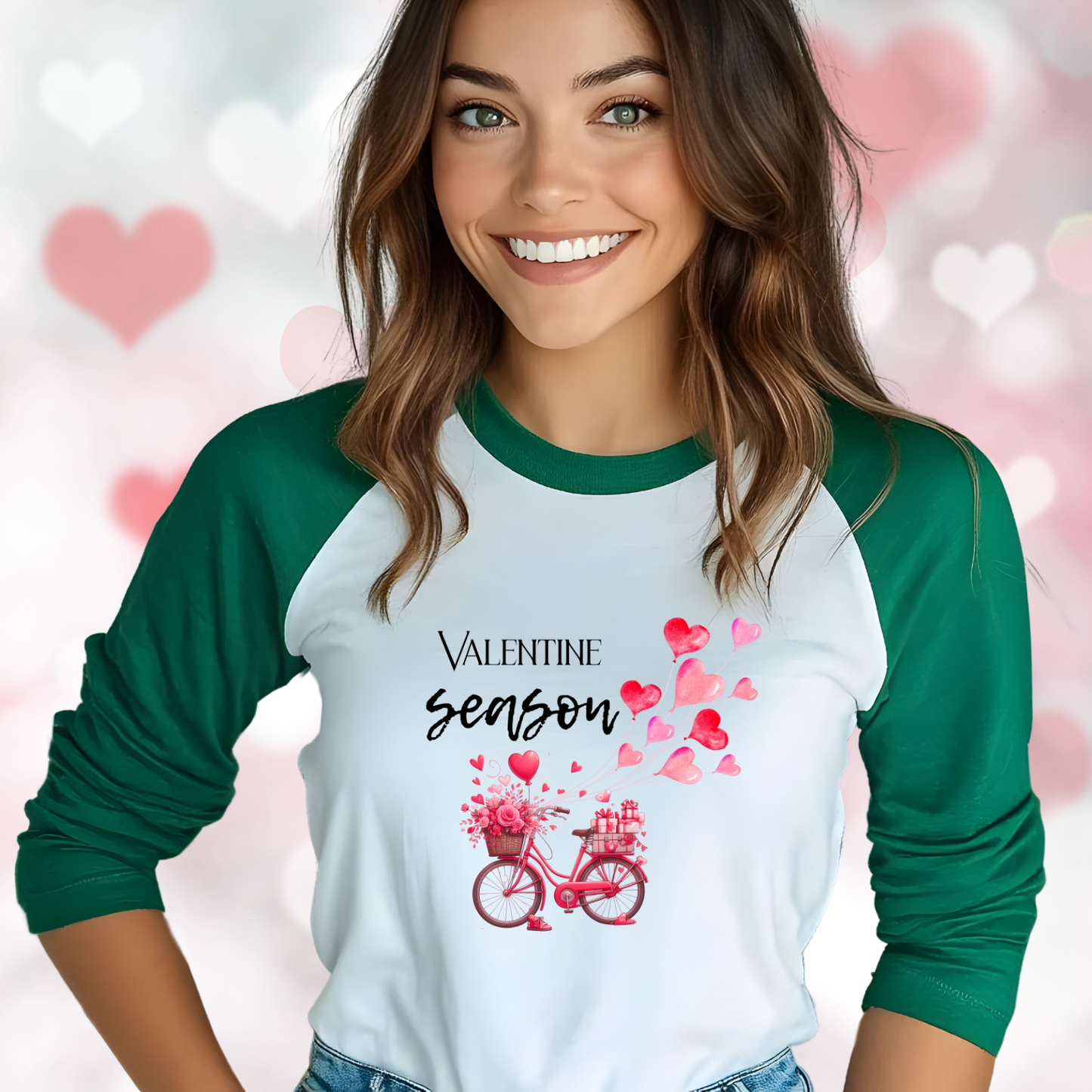 Valentine Season Baseball Tee