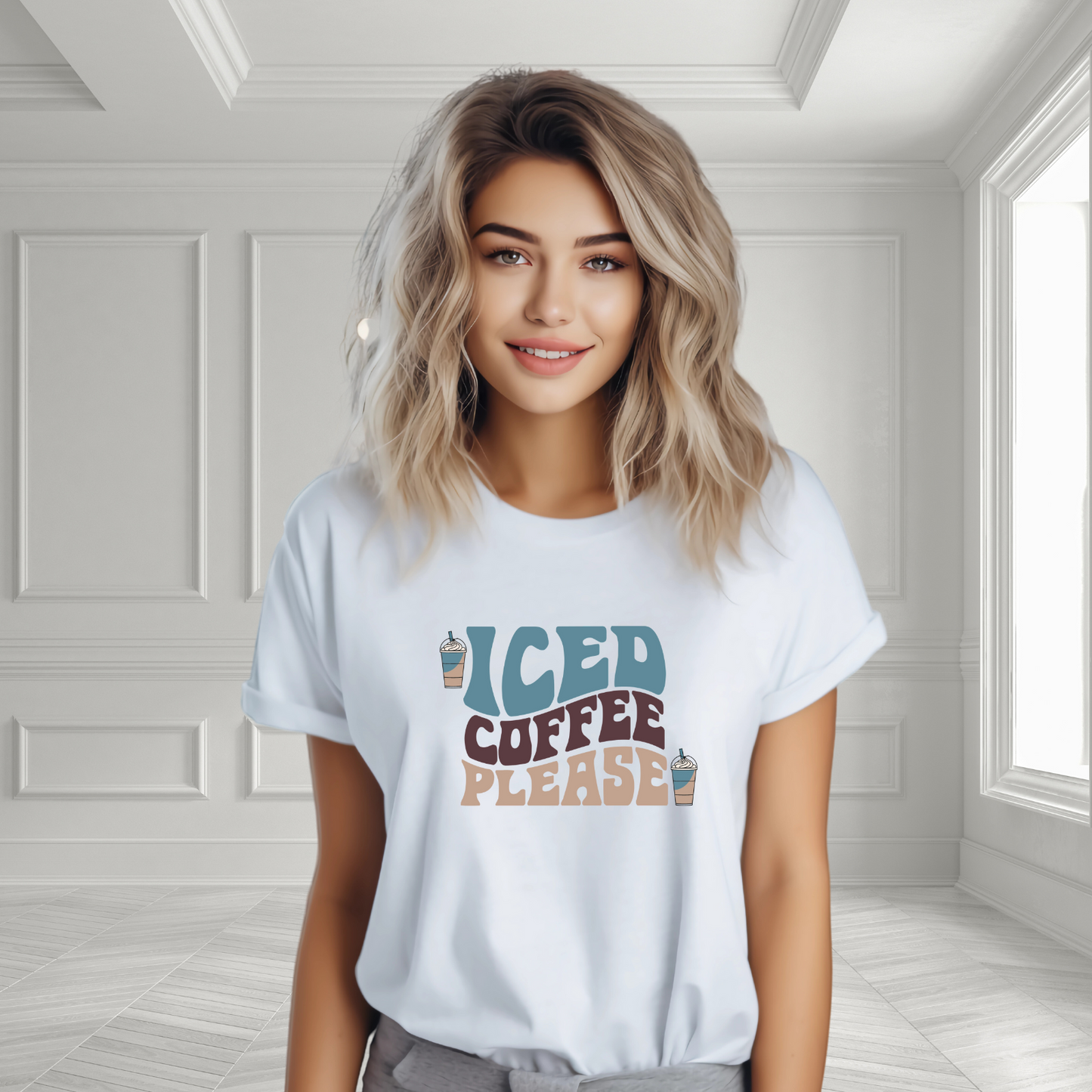 Iced Coffee Please T-Shirt