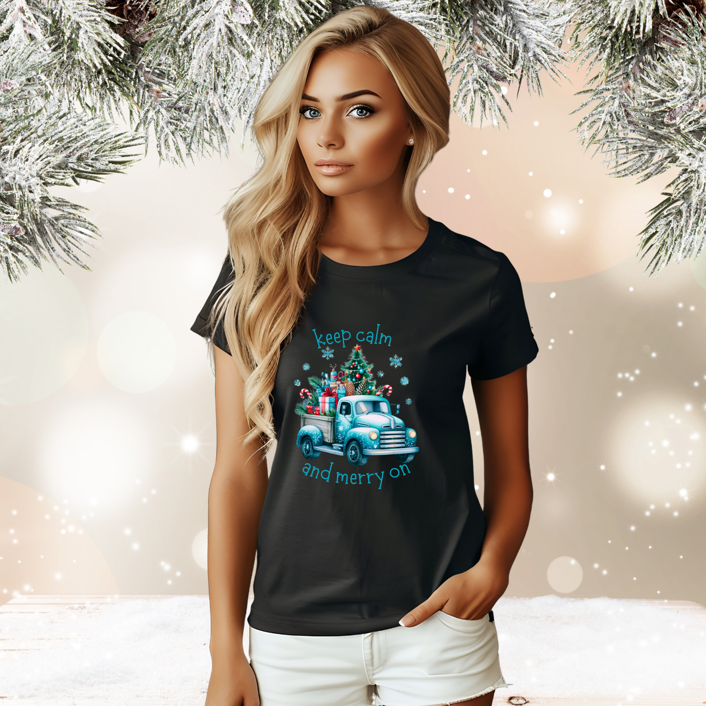 Keep Calm And Merry On T-Shirt