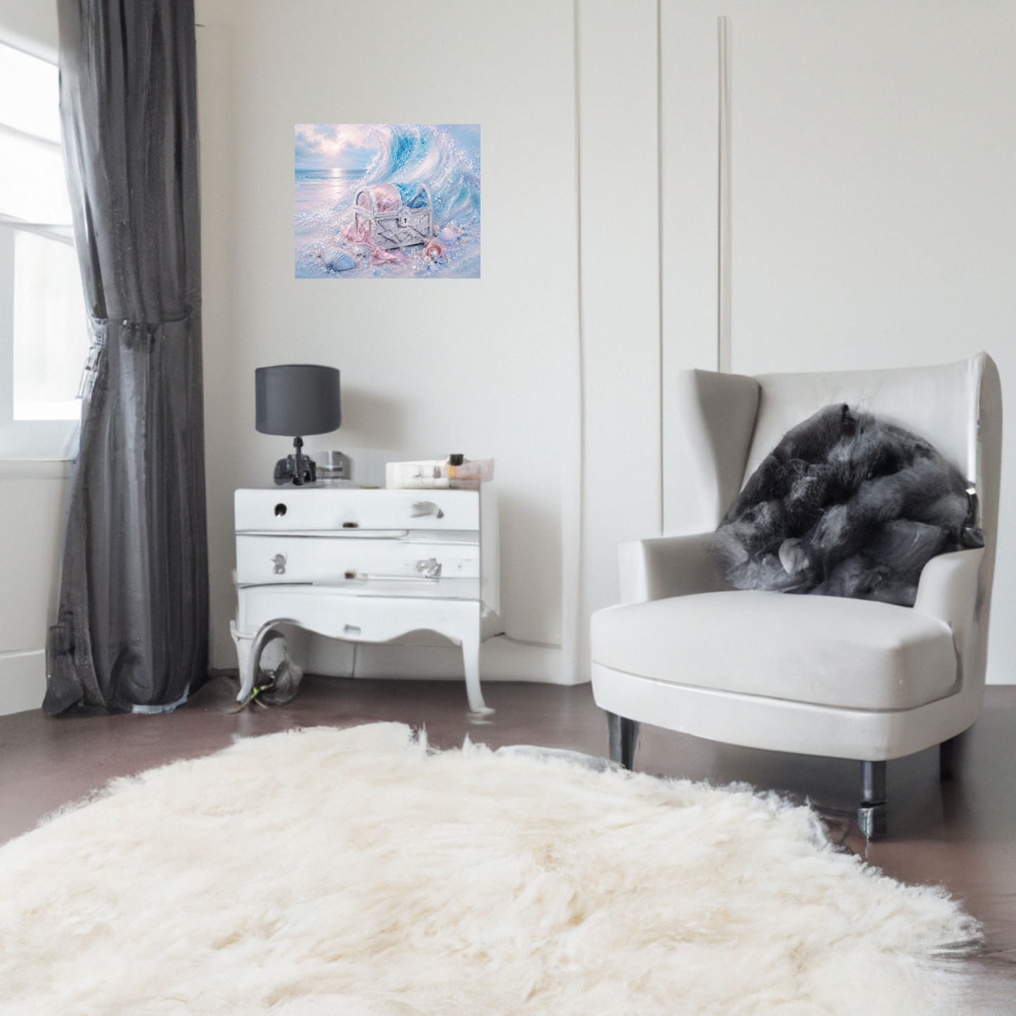 Pearlescent Treasure Canvas Wall Art