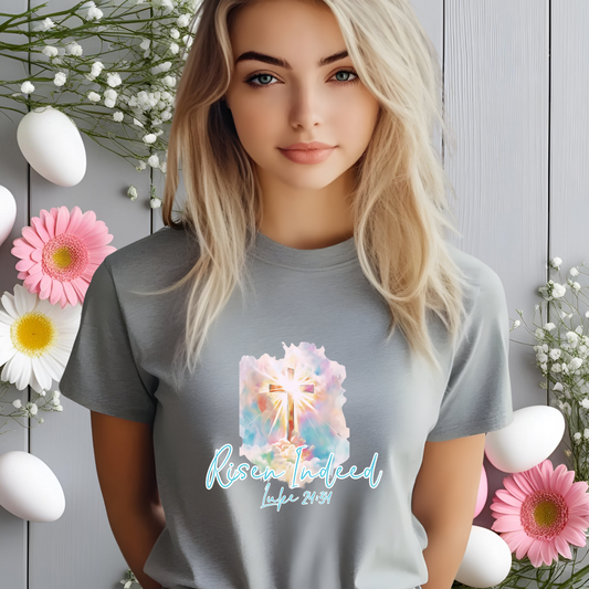 Risen Indeed Luke 24:34 T-Shirt