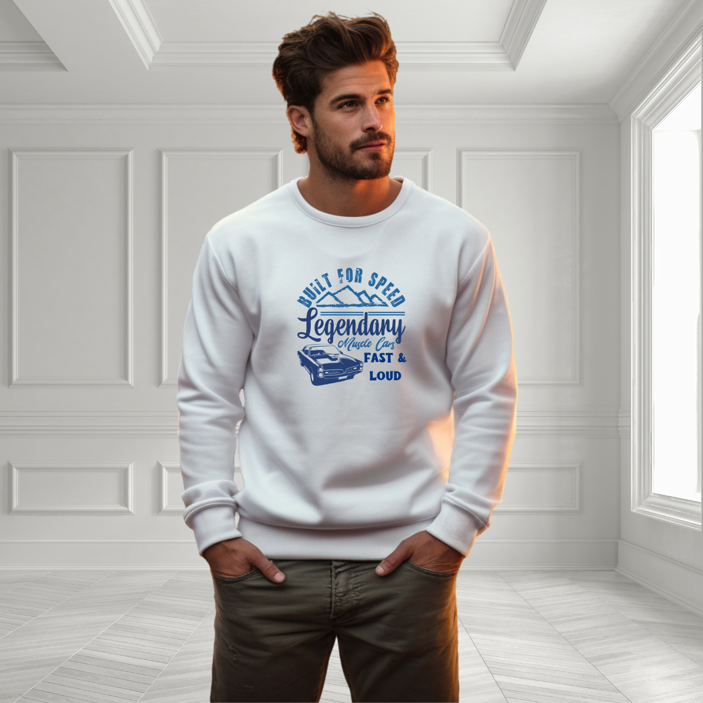 Legendary Muscle Car Crewneck Sweatshirt