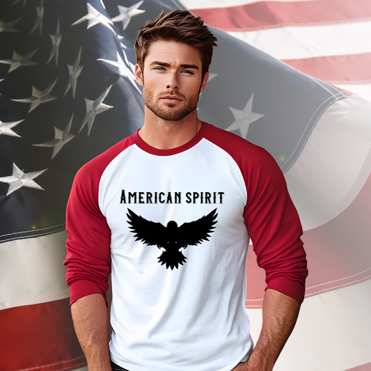 American Spirit Baseball Tee