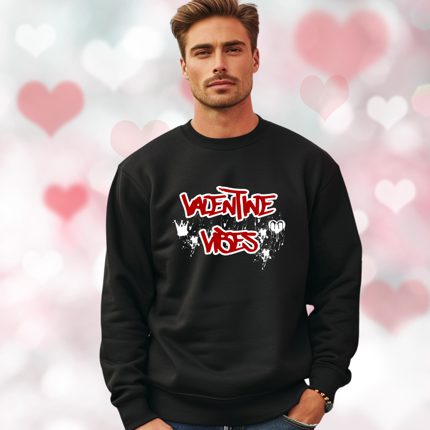 Valentine Vibes Crewneck Sweatshirt