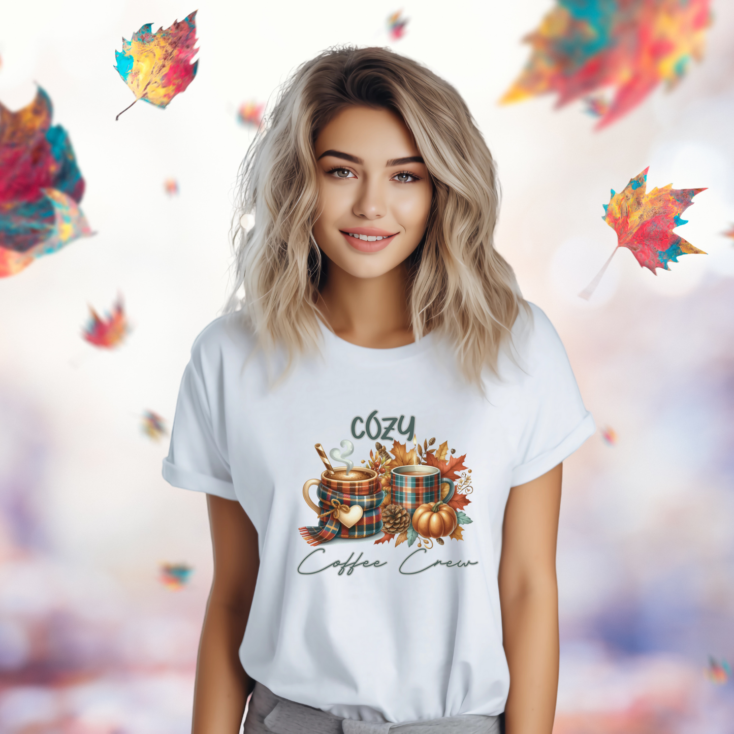 Cozy Coffee Crew T-Shirt
