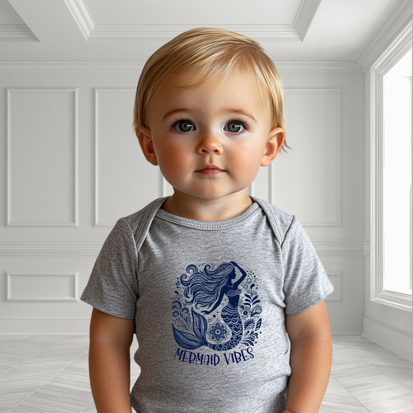 Mermaid Vibes Infant Short Sleeve Onesie