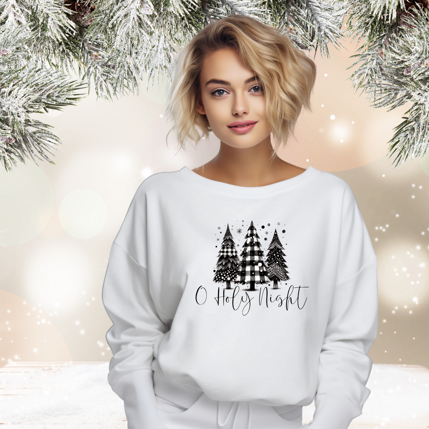 O Holy Night Crewneck Sweatshirt