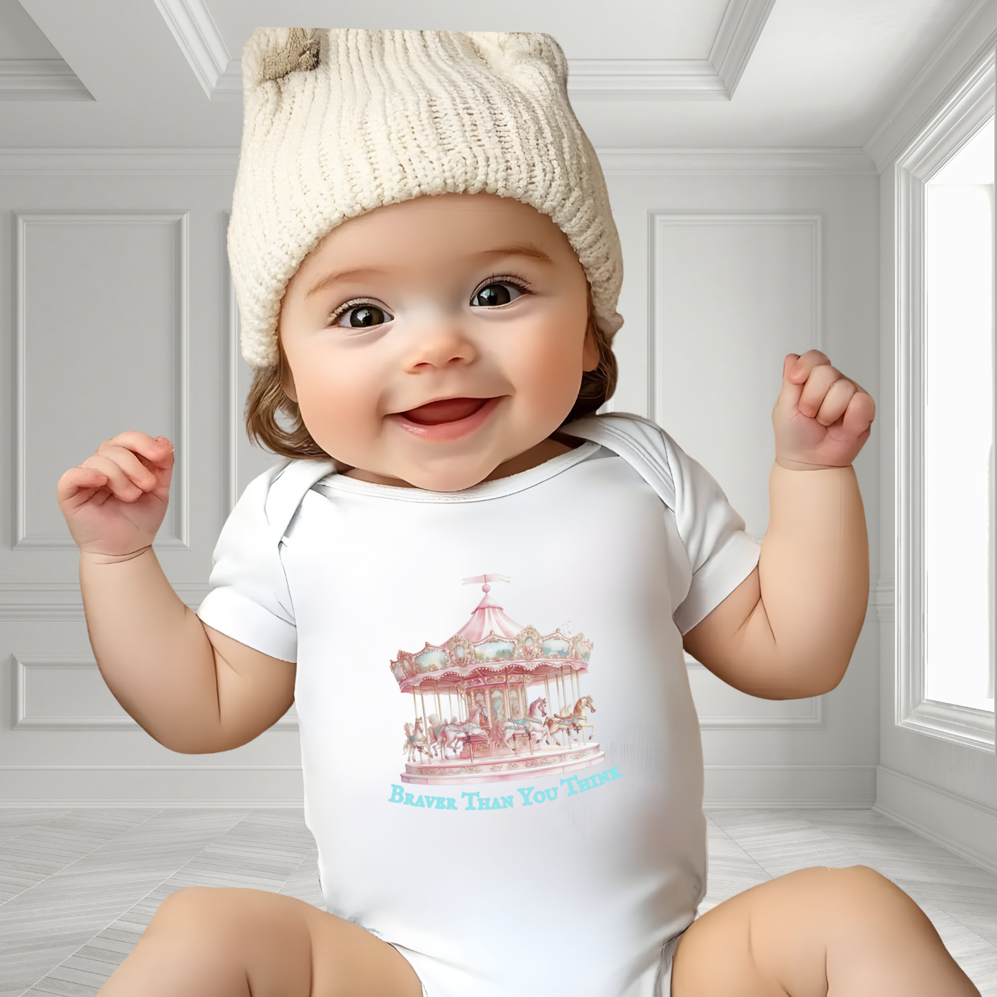 Braver Than You Think Infant Short Sleeve Onesie