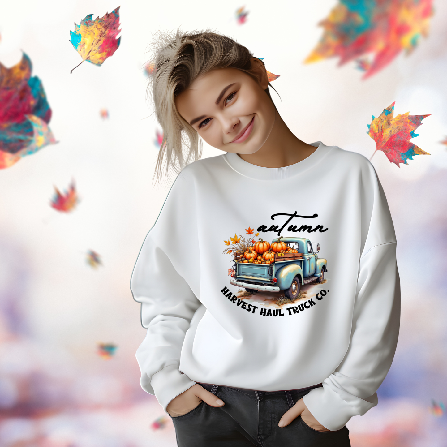 Harvest Haul Truck Co. Crewneck Sweatshirt