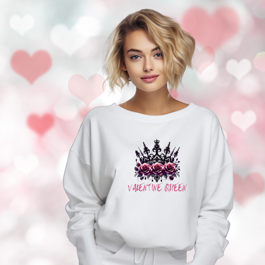 Valentine Queen Crewneck Sweatshirt