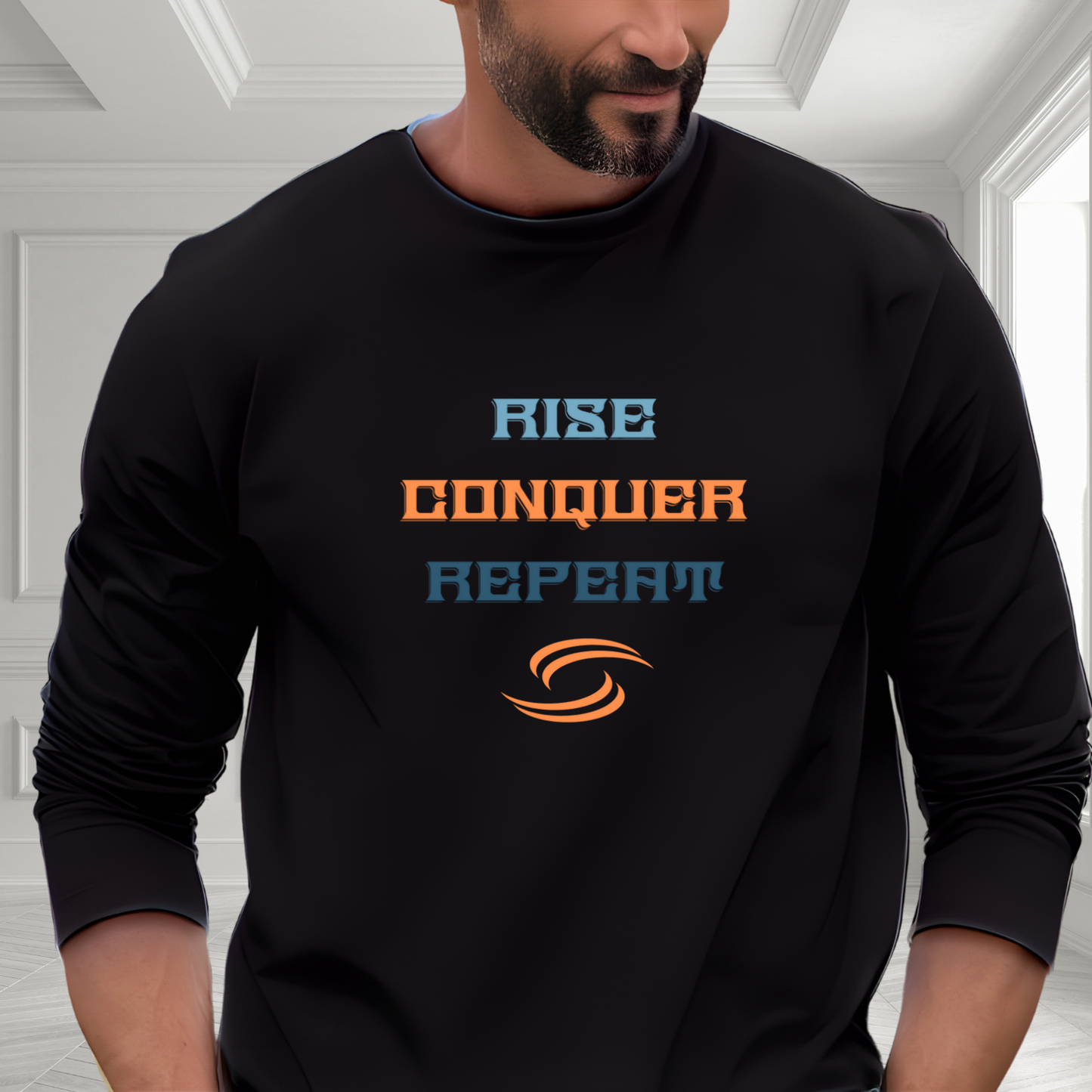 Rise, Conquer, Repeat Long Sleeve Tee