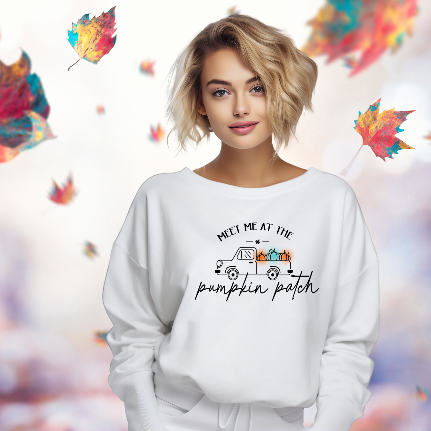 Meet Me At The Pumpkin Patch Crewneck Sweatshirt