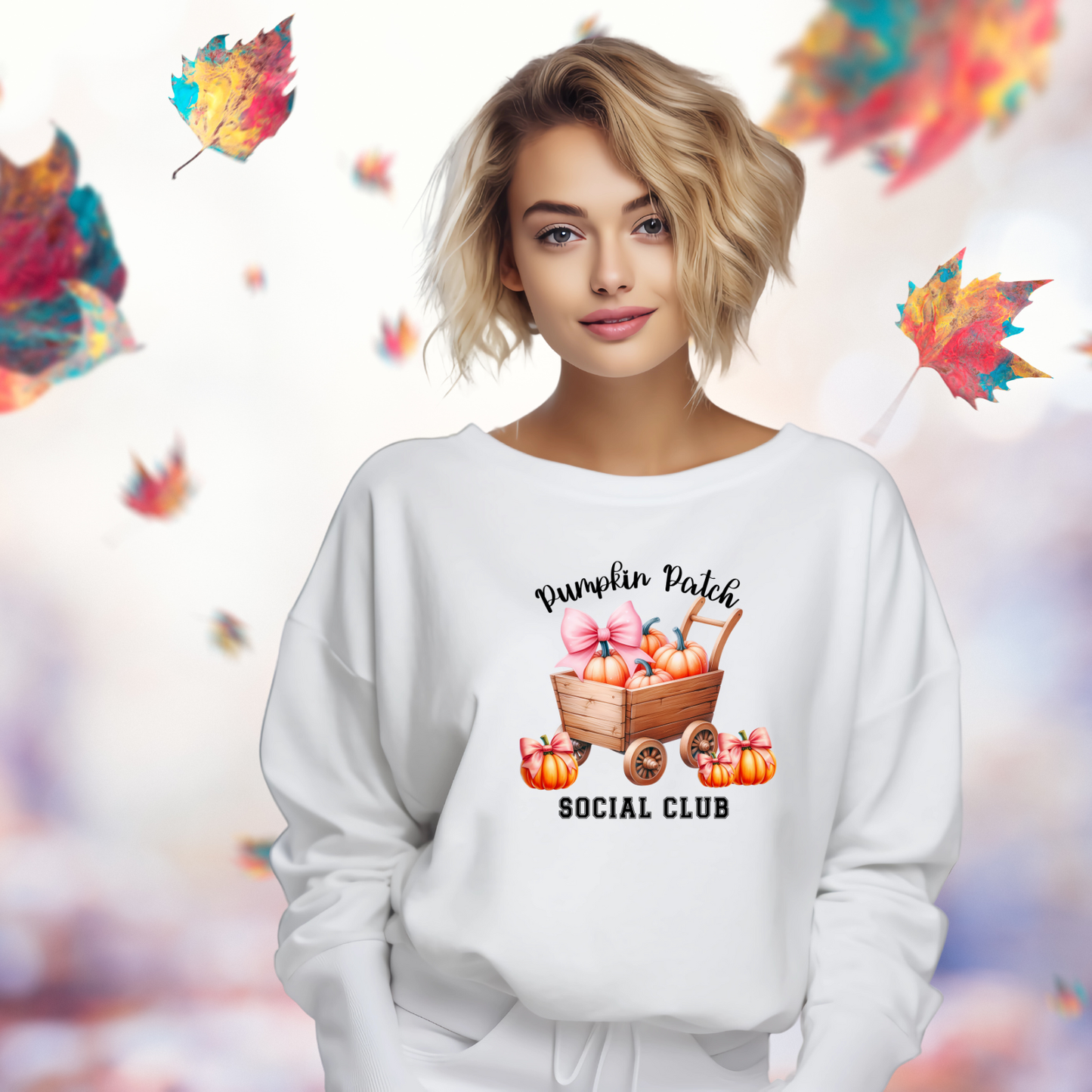 Pumpkin Patch Social Club Crewneck Sweatshirt