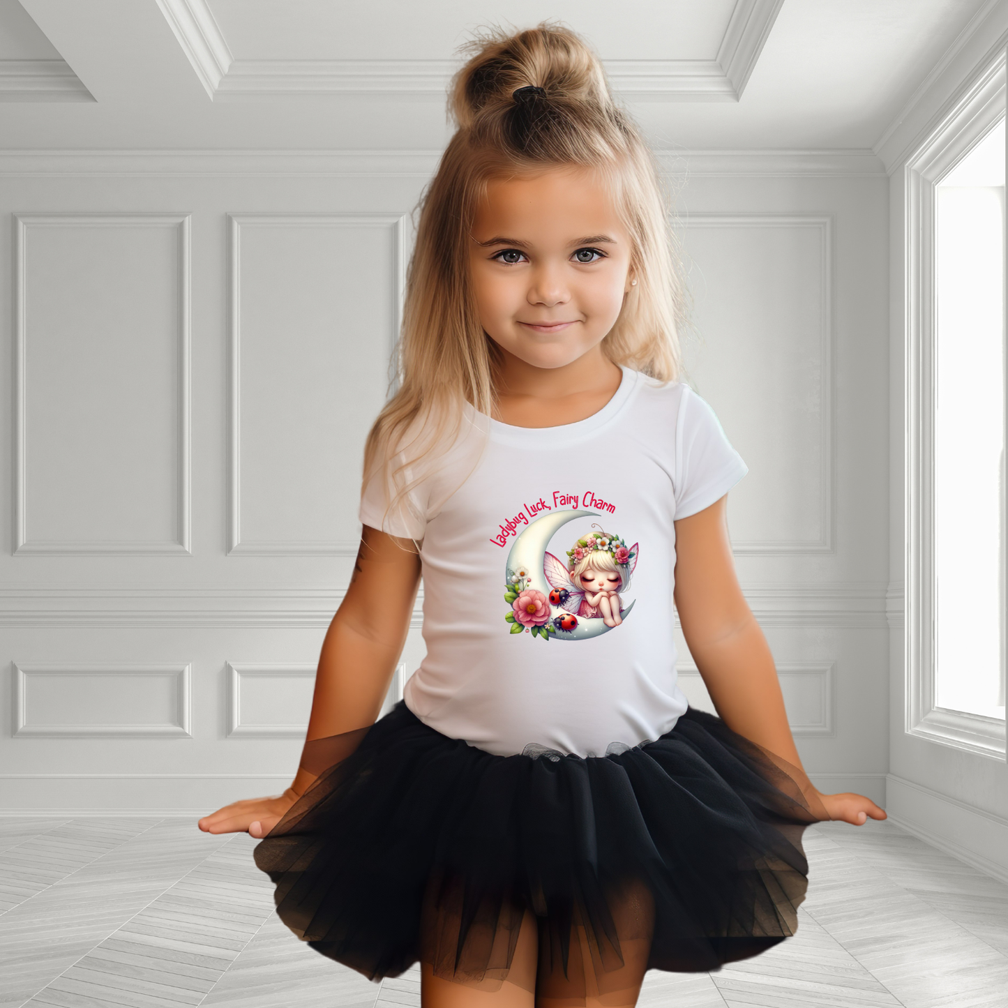 Ladybug Luck, Fairy Charm Toddler T-Shirt